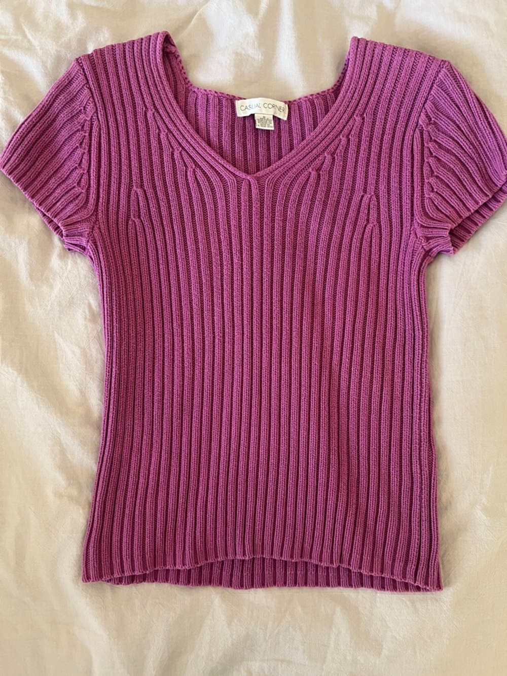 Vintage Short Sleeve Sweater